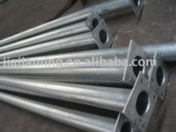 straight yard light pole