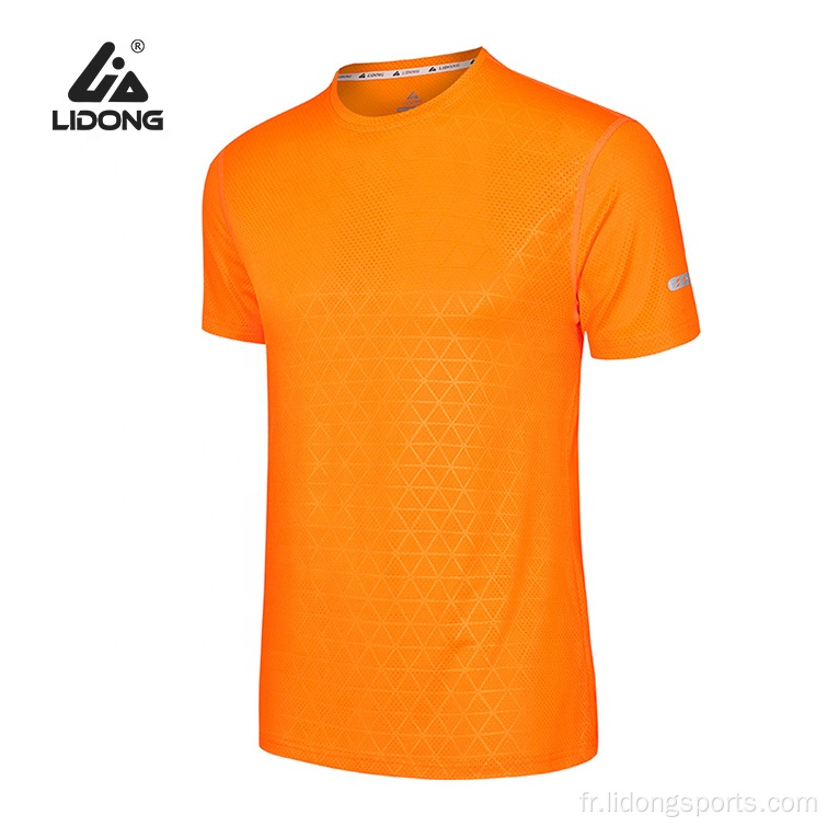 Impression personnalisée en gros Running Sports T-shirts