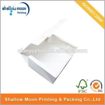 white printing folding paper box