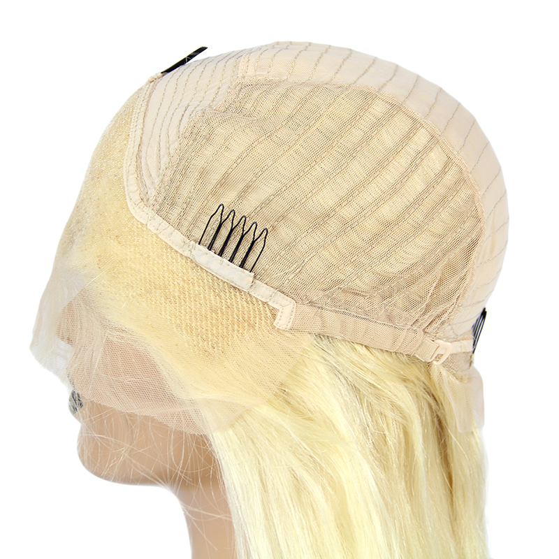wholesale price blonde bob wig 100%human hair, pre plucked 100% human hair  613 color bob lace wigs,13*4 lace frontal hair wigs