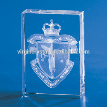 Blank crystal plaques awards for laser engraving