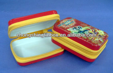 Mint zipper tin packaging box