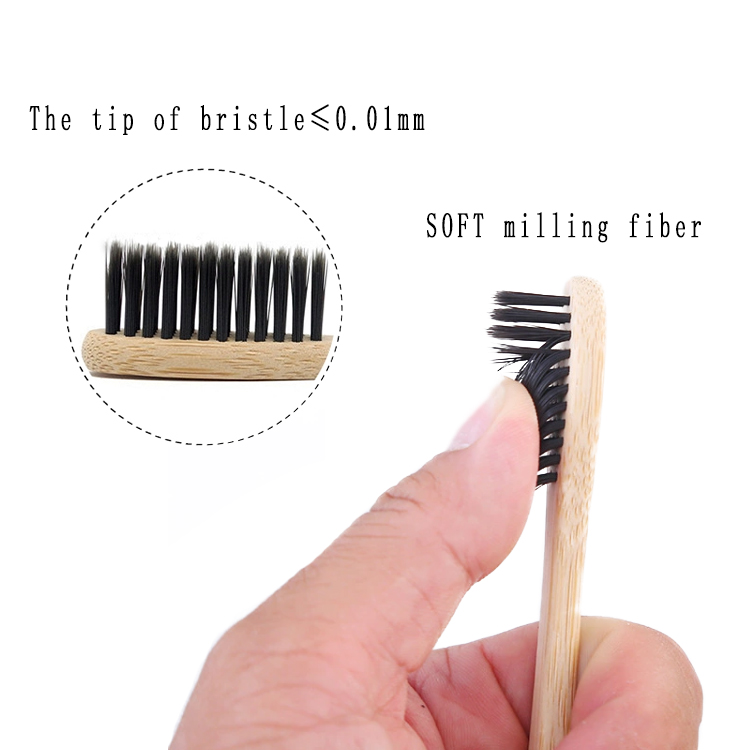 Natural Binchotan Soft Bristle Bamboo Toothbrush
