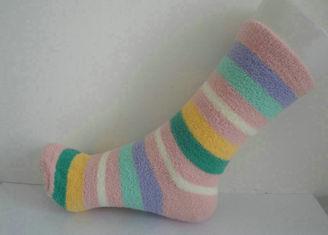 Comfortable Stripe Ladies Cashmere Socks