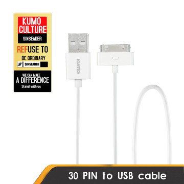 High quality iphone 4 cable 30pin to usb cable for iphone4/4s