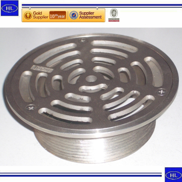 Polishing stainless steel floor drain used kithcen