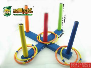 6 Rings Kids Foam Ring Toss Game, foam Cast Rings Toss