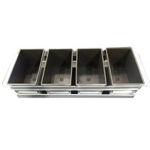 4/5 Strap Aluminized Bread Pan Set - Pullman Pan Loaf Bread Pan