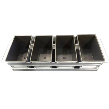 4/5 Strap Aluminized Bread Pan Set - Pullman Pan Loaf Bread Pan