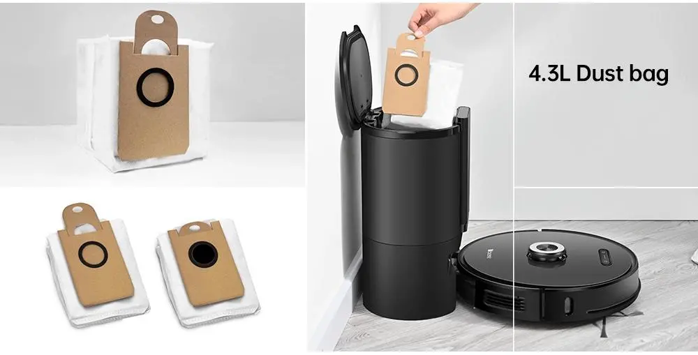 Hand Free Robot Cleaner with Self-Emptying