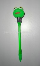 Knock and light flash bulb ball pen in frog design
