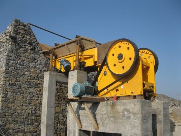 heavy construction equipment jaw crusher