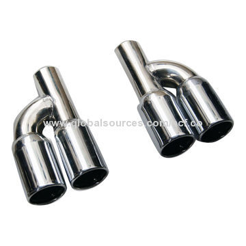 Universal Exhaust Burn Blue Tailpipe Tips, Engine and Muffler InstallationNew