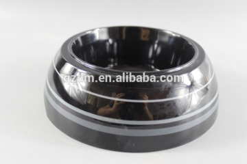 Colour Black melamine dog bowl melamine bowl for pet