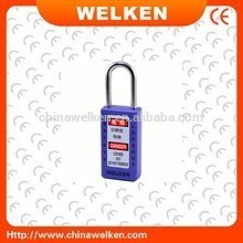 Wholesale Manufacturer WELKEN Brand ABS Safety Padlock Keyed to Differ high security padlocks