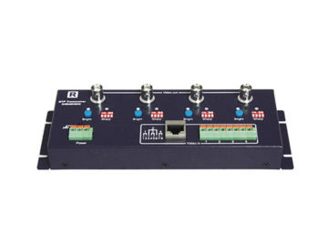 4 Channel Active Video Balun , Cctv Active Video Transmitter With Power