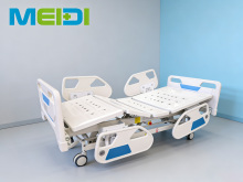 Hot Sale 3 Function Electric Nursing Bed with Various Styles and Multi Color Headboards and Rails