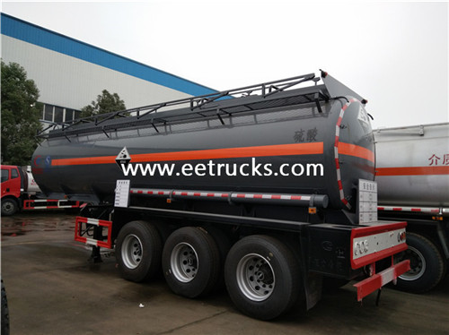 20 TON 20000 Liters Sulfuric Acid Trailers