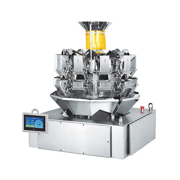 เครื่องบรรจุชั่งน้ำหนักแบบหลายเฮด multihead combination weigher packing machine