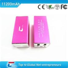 led power bank with double usb outputs / lights indicated / samsung