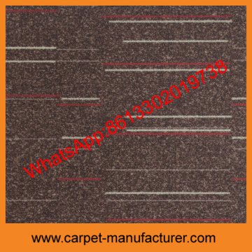 Cut tiles tufted industrial soft Nylon Carpet Tiles with PVC Backing