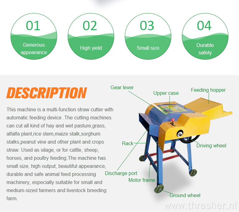 Popular Height Quality Chaff Cutter Machine for India