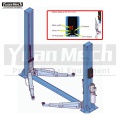 Baseplate Car Lift Two Post 4t with Electromagnet