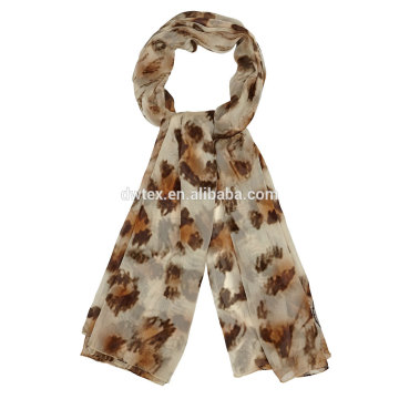 100% polyester chiffon scarf