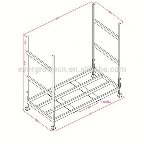 Tire Stacking Pallet Rack