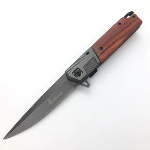 Browning DA327 Ultimate Survival Tactical Folding Knife for Camping and Adventure