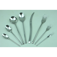 Steel cutlery and spoons used in restaurants