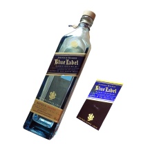 Luminous Adhesive Bottle Label: LED Lit, Battery Powered Beverage Label