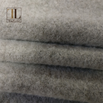 Topline cepillado 80% cashmere nylon fieltro hilo elegante