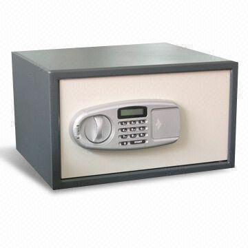 Safe with 2/4mm Steel Thickness and Powder Coated Surface, Measures 430x365x250mm