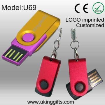 Mini USB Flash Drive Twist USB Disk