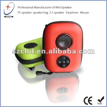 portable speaker bag with FM radio