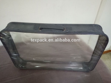 Fashional pattern non-woven zippered storage bags for bedsheets