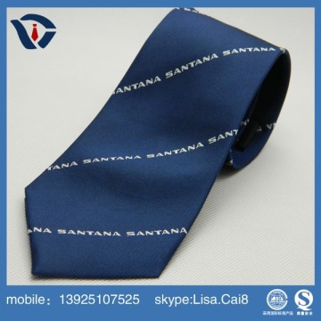 Cheap Polyester Logo Tie, Custom Embroidered Tie