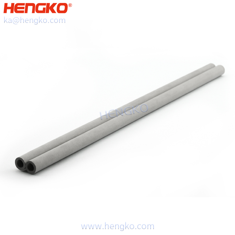 Custom-Make 316 316L stainless steel sintered porous micro capillary tube for medical and heat treatment industry