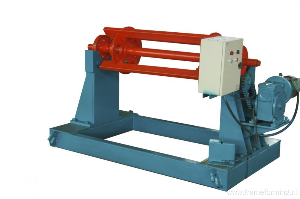 Electric Motor Decoiler Coil Machine