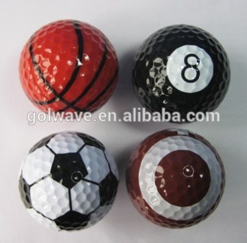 2pcs high quality novelty golf balls,funny golf ball,funny ball