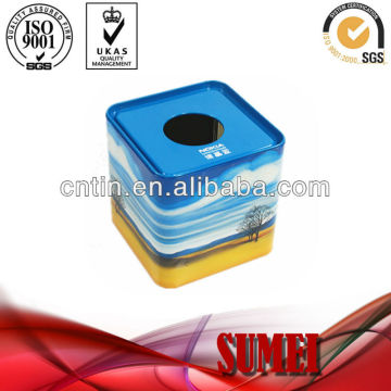 Square tin box tissue box