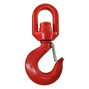 Rigging Hardware G80 Forged Alloy Steel U-Shaped Grapple with Swivel Lifting Eye Hook