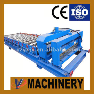 YX Tile Shearing Color Roll Forming Machine For Steel