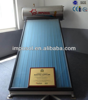 flat panel solar water heating system