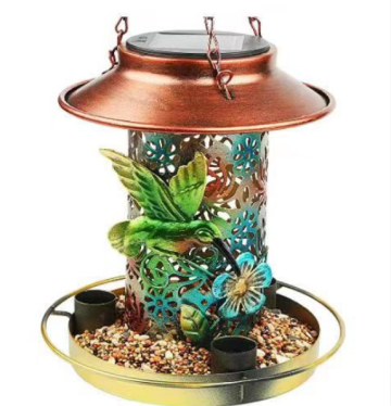 Solar Bird Feeder for Outdoors Hanging