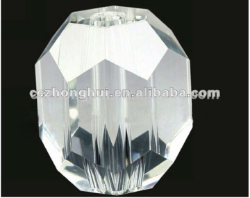 Elegent Oval Style Glass Crystal Beads