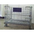 High Quality Wire Mesh Warehouse Cage Container Trolley