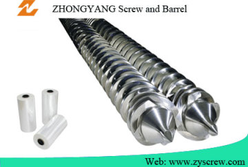 Conical Twin Screw and Barrel for Wire