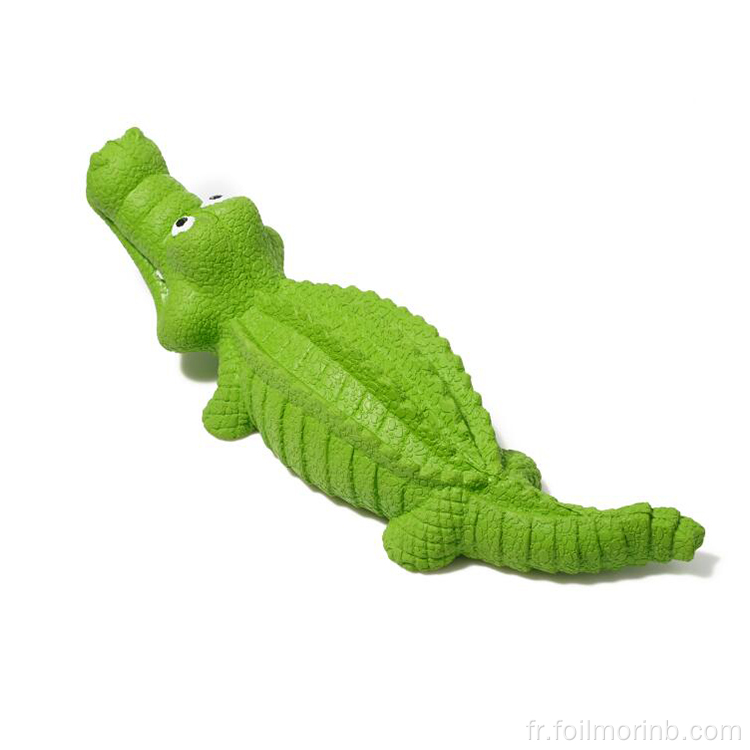 Jouet grinçant pour chien en forme de crocodile, jouets durables pour animaux de compagnie